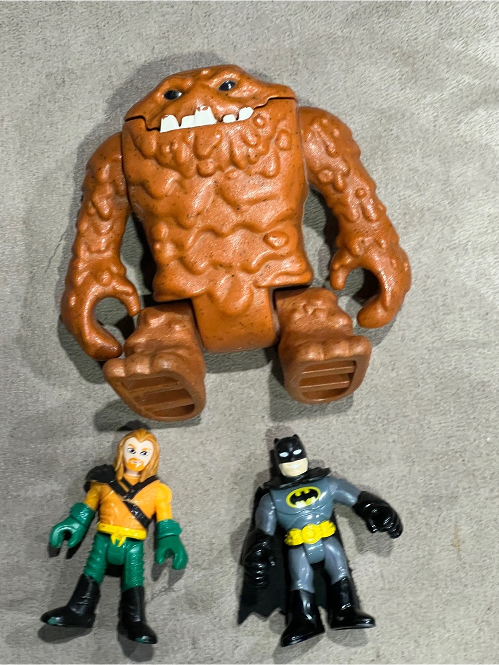 DC Comics imaginext Figures - Clay face Clayface & Aquaman & Batman